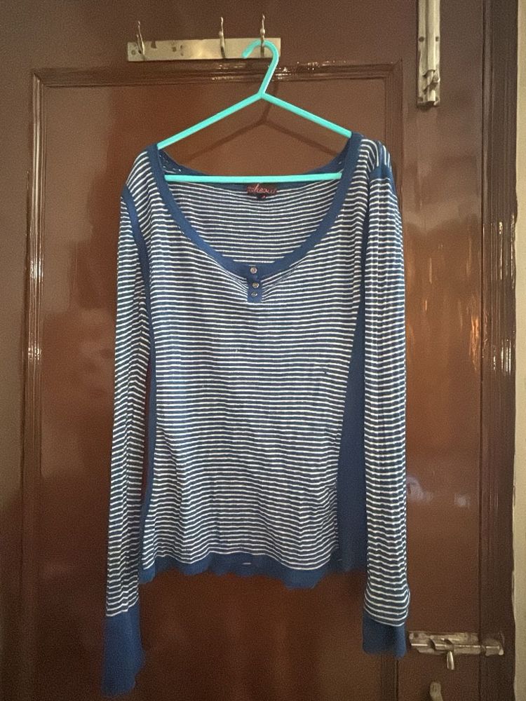 Striped Long Sleeve Top