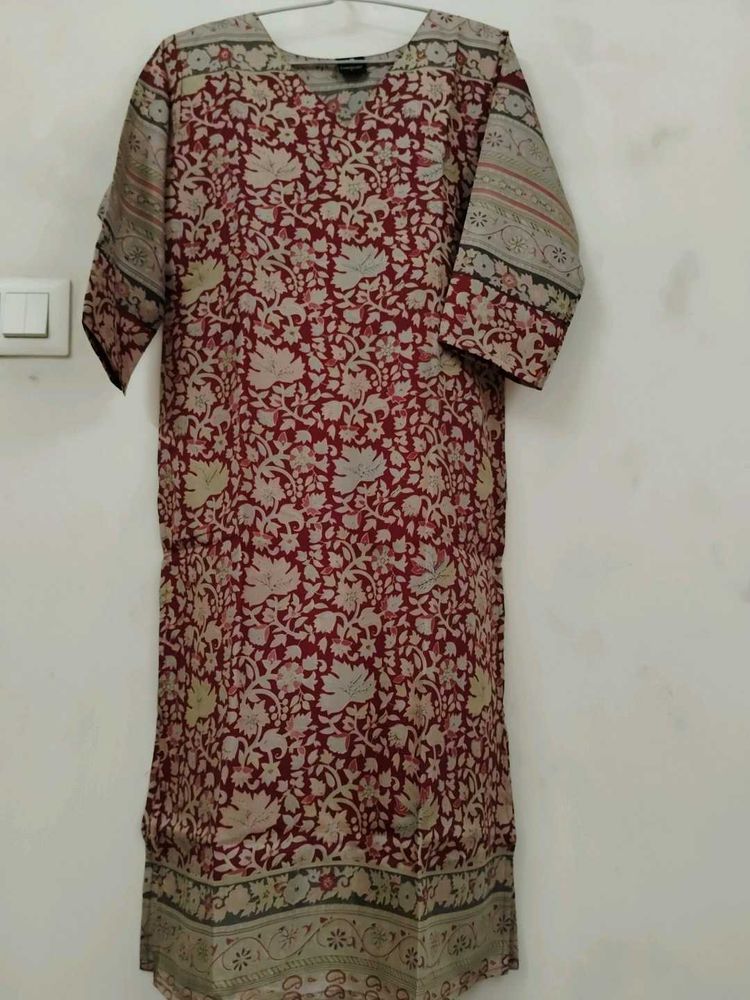 Floral Print Tunic Dress