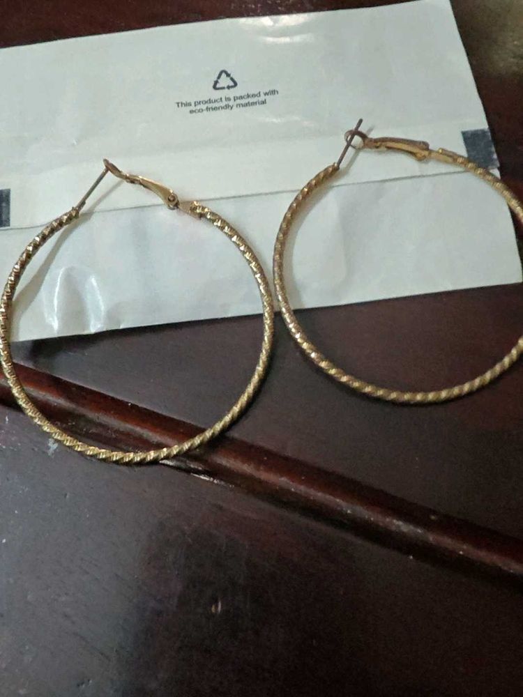 Gold Hoop Earrings