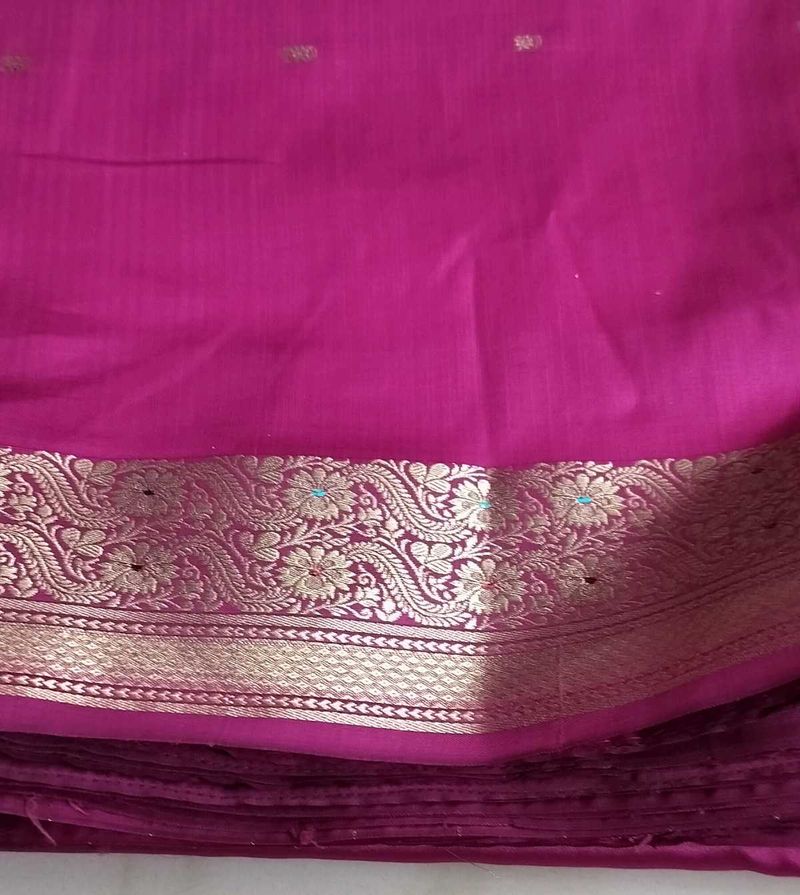 Beautiful Pink Silk Saree