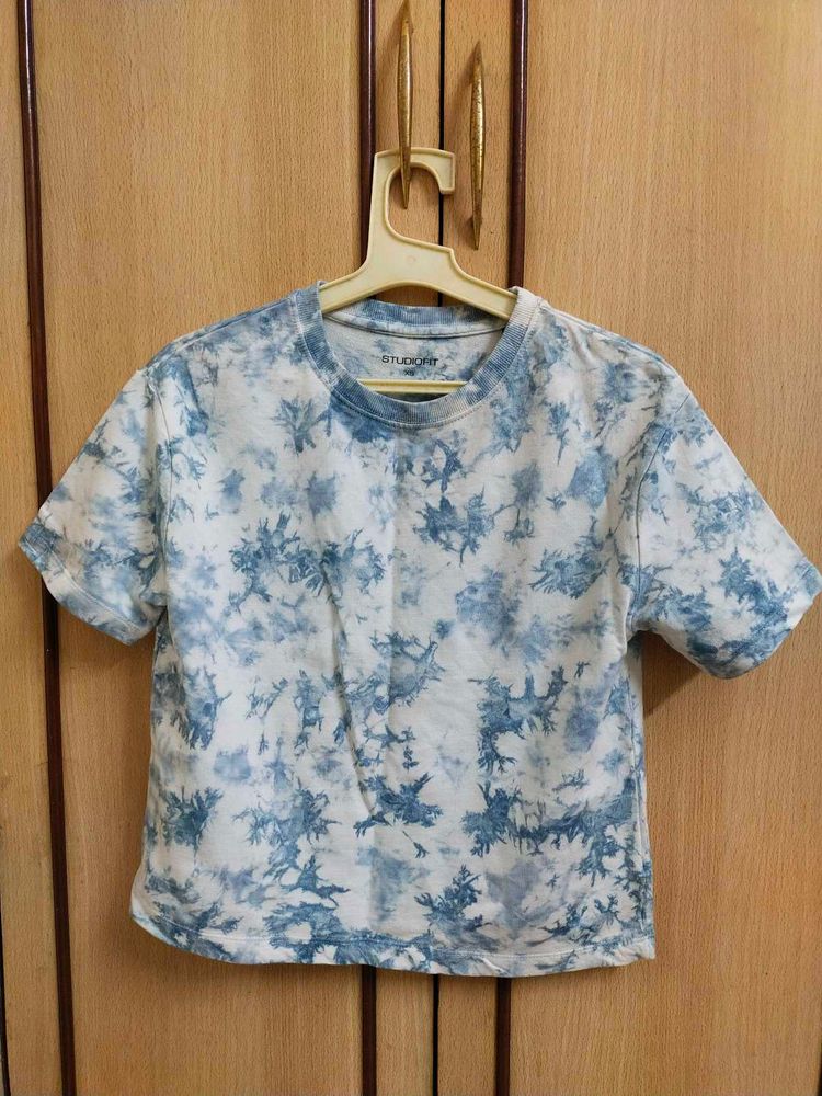 Brand New Blue Tie Dye Top