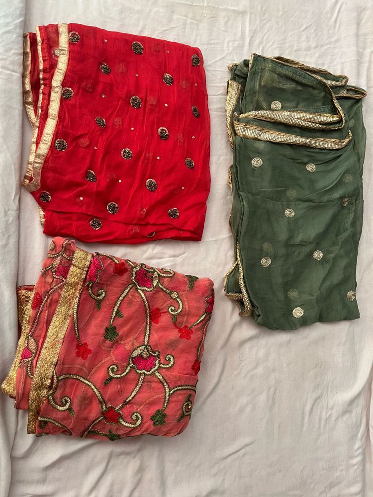 Three Dupattas