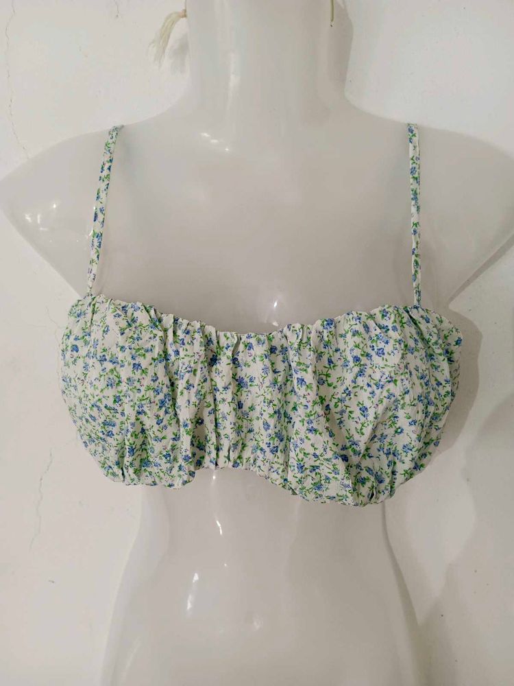 FLORAL BIKINI TOP
