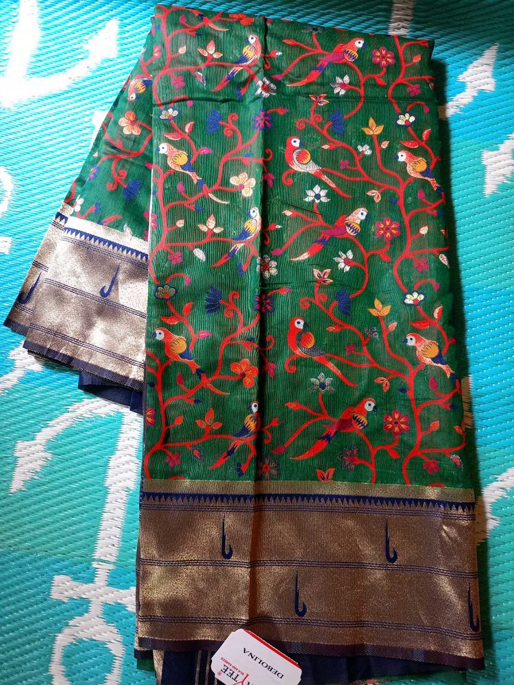 Green Saree