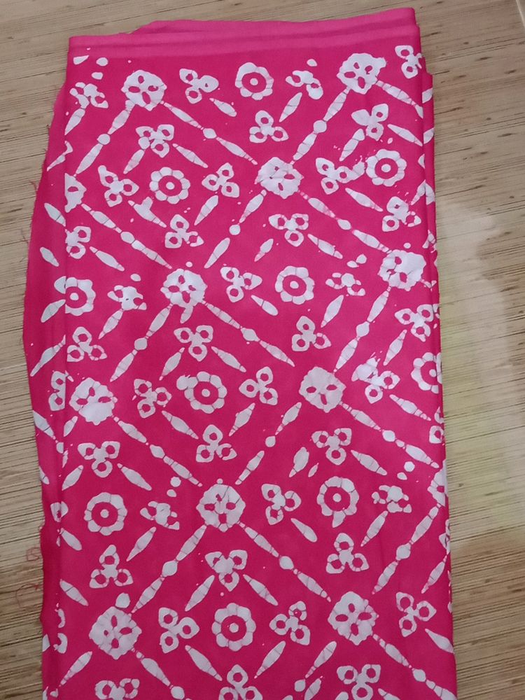 Pink Floral Fabric