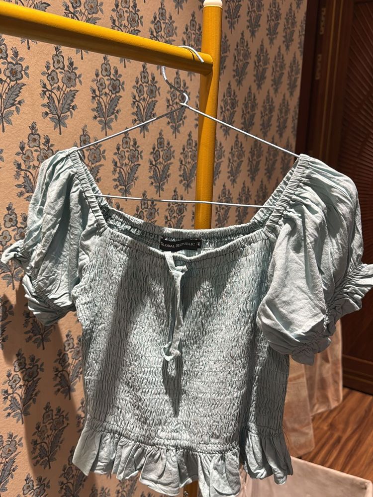 Global Republic Smocked Top
