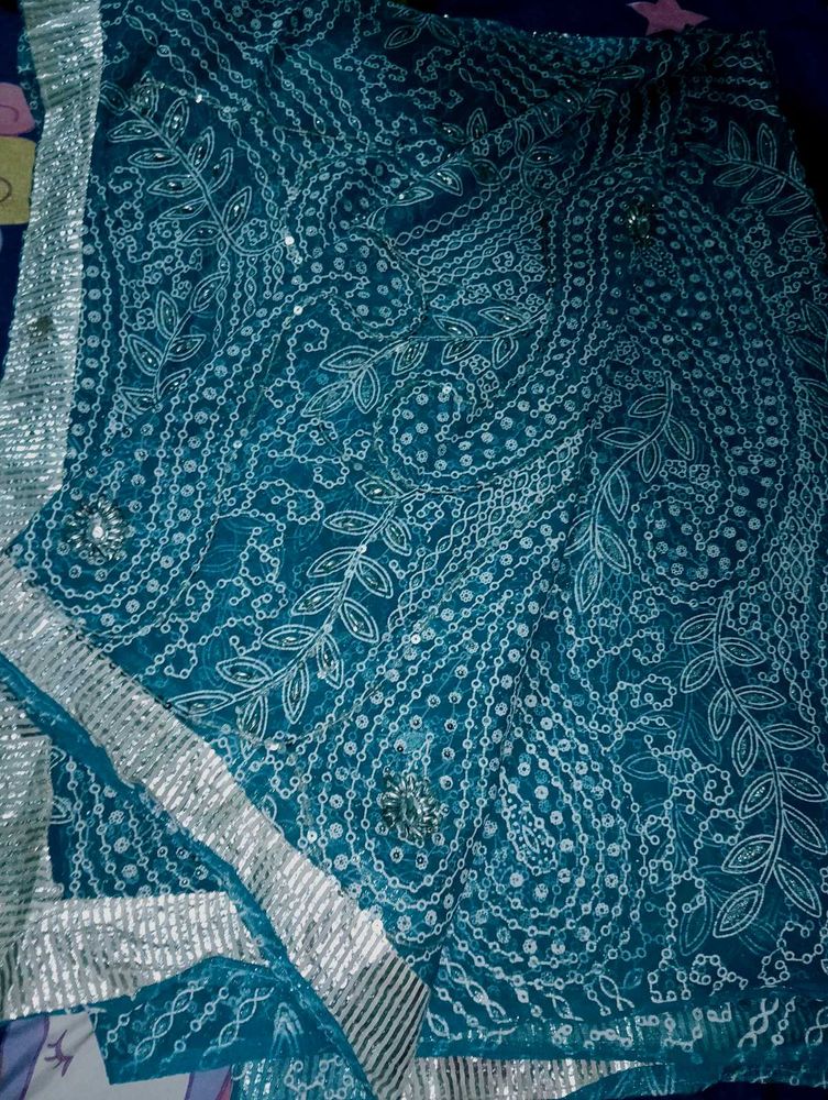 beautiful saree 🩵