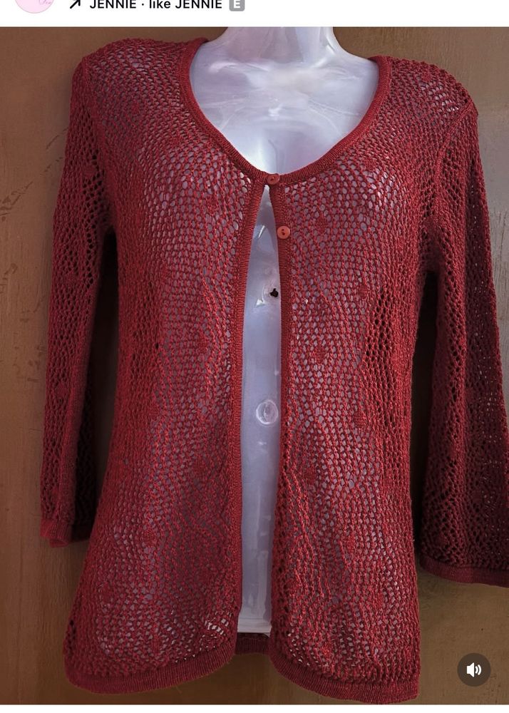 Red  Cardigan
