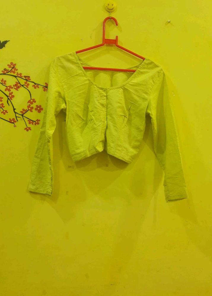 Long Sleeves/Cotton Blouse💚