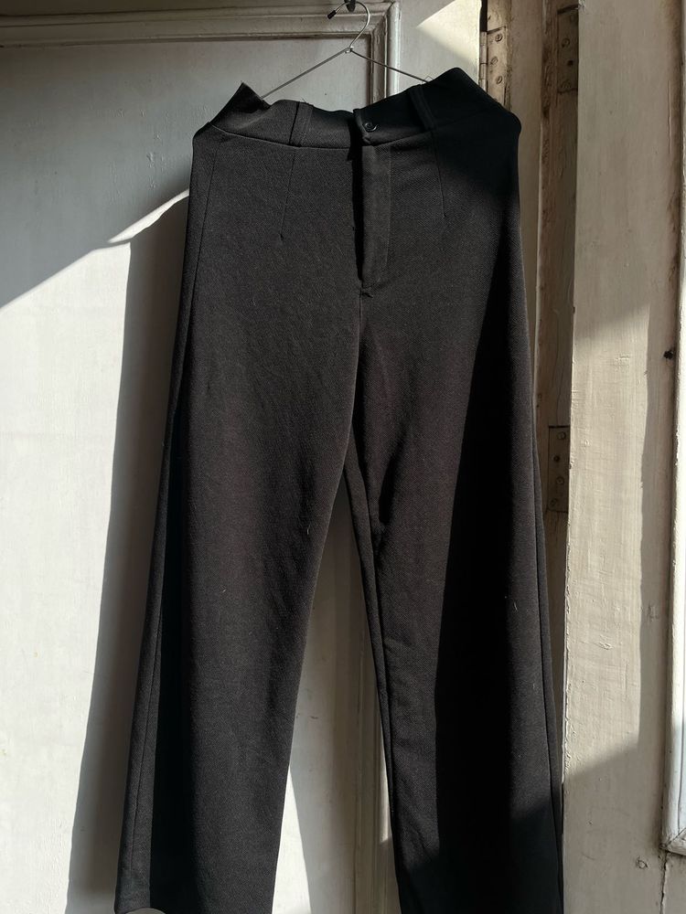 Black Wide Leg Trousers