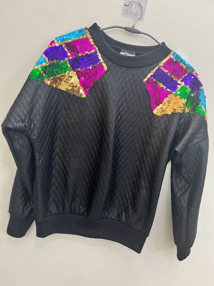 Embellish Party Sweattop