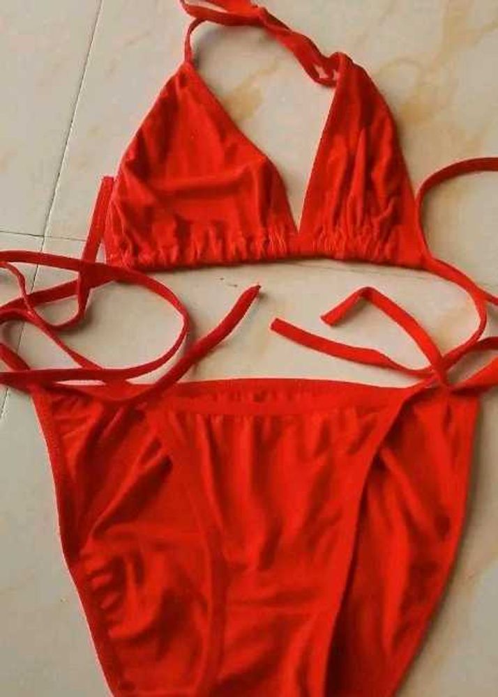 Red Bikini Set