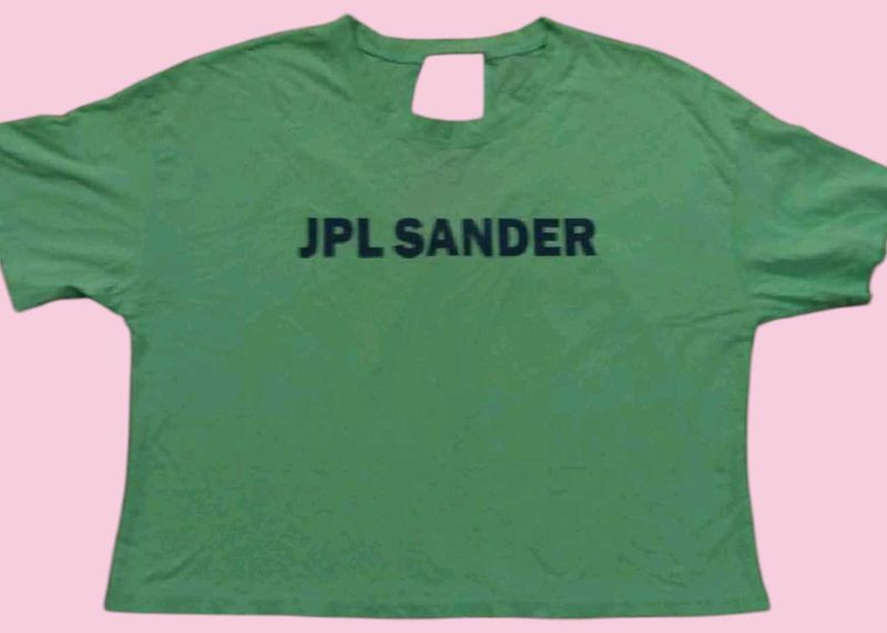 Mint Green Twist-Back Tee