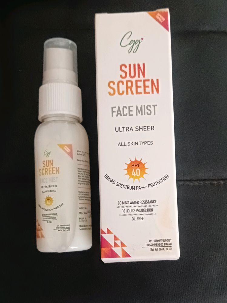 Cgg Sunscreen Face Mist(pack Of 2)