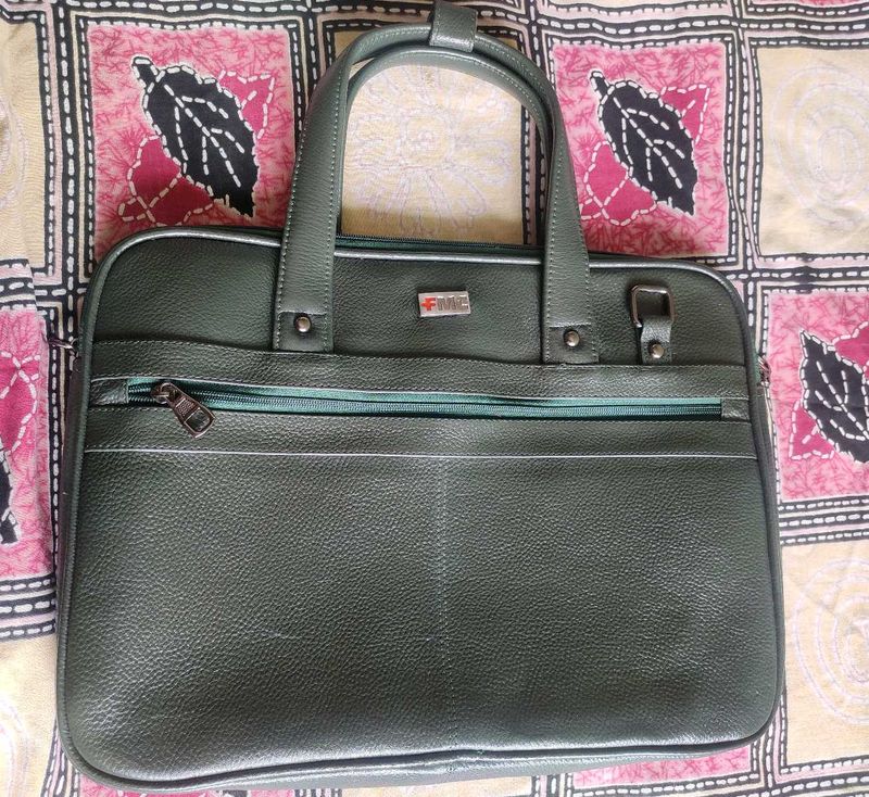 Olive Green Laptop Bag