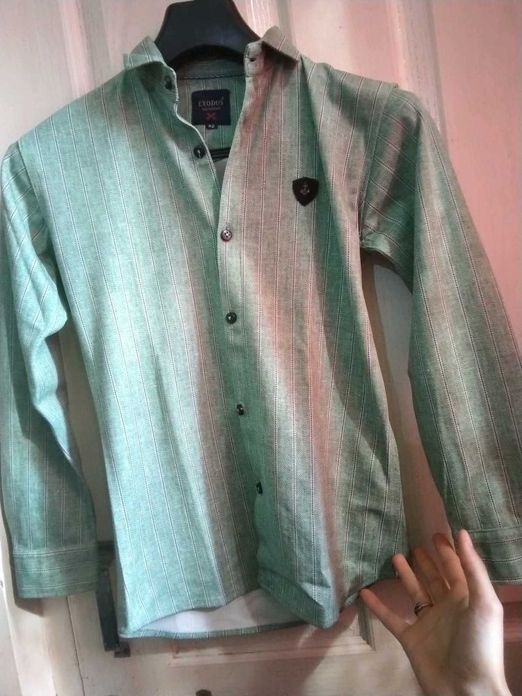 💝Stylish Green Striped Shirt💝