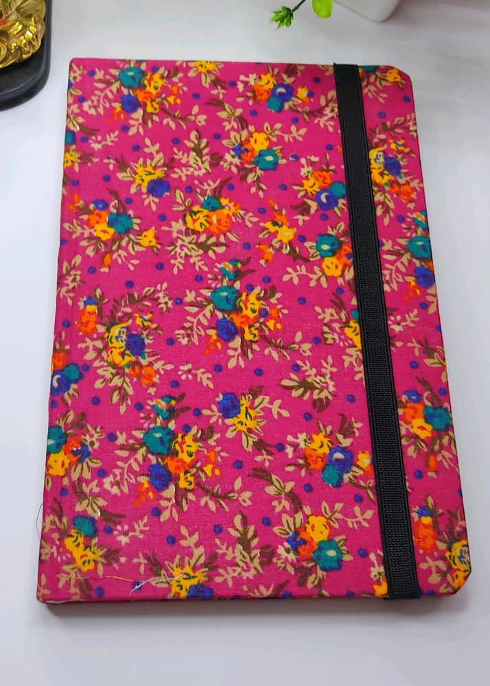 Beautiful Fabric Covered Handmade Diary