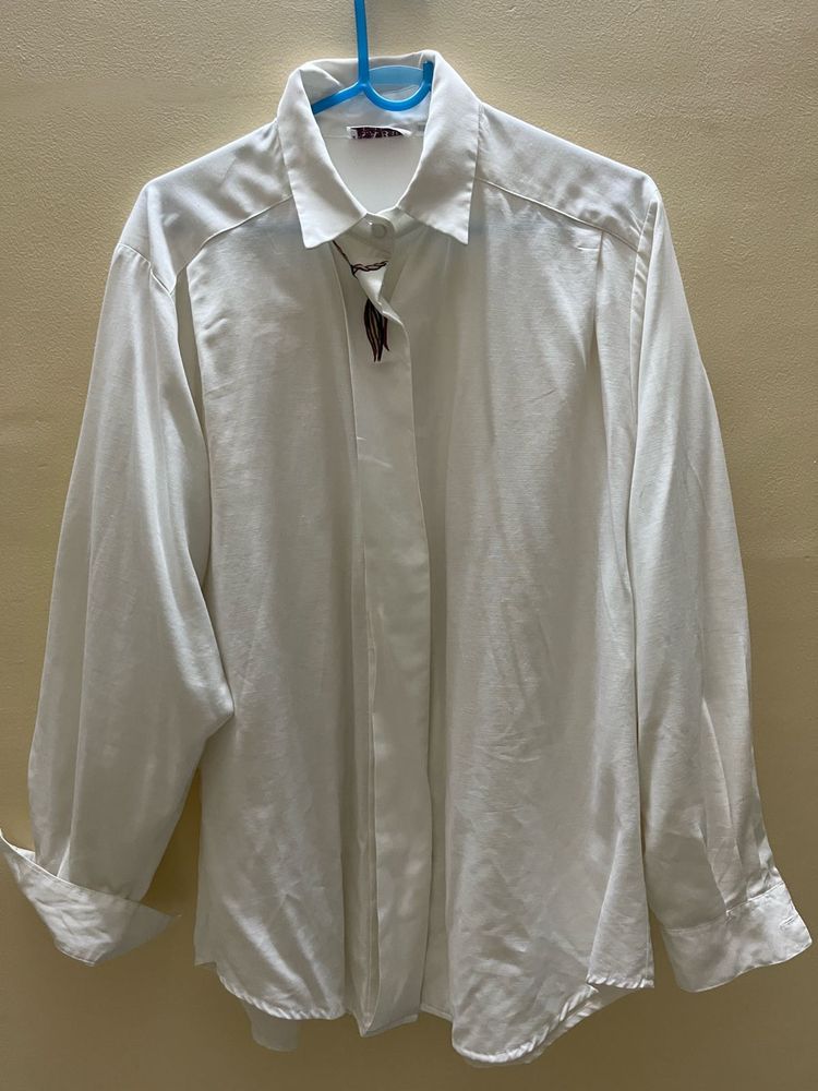 White Long Sleeve Blouse
