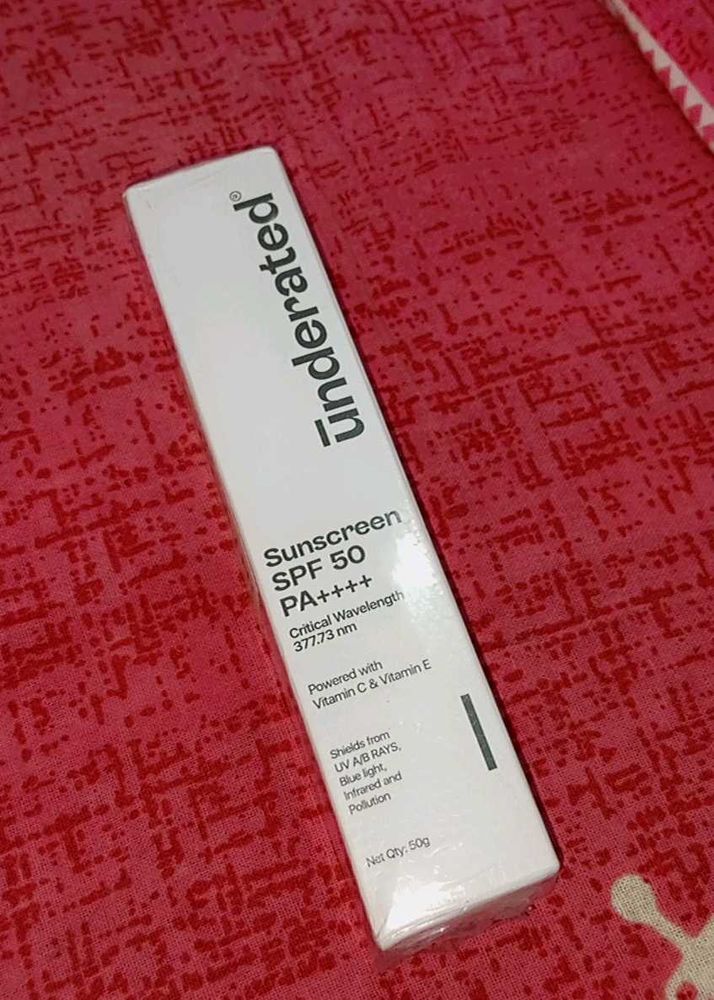 Underrated Sunscreen SPF 50 PA++++🌸