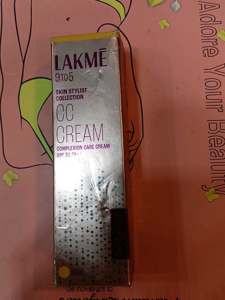 Lakme 9to5 CC Cream Original Product No Return