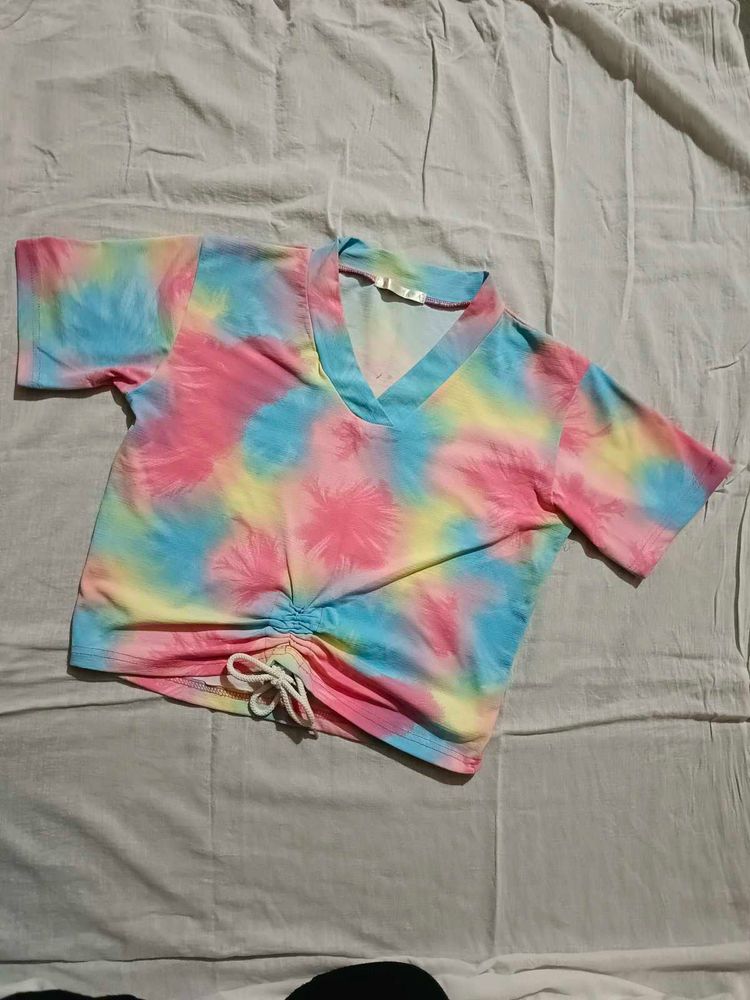 Tie-dye Crop Top