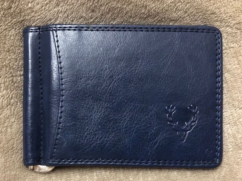 Leather Money Clip Wallet Allen Solly