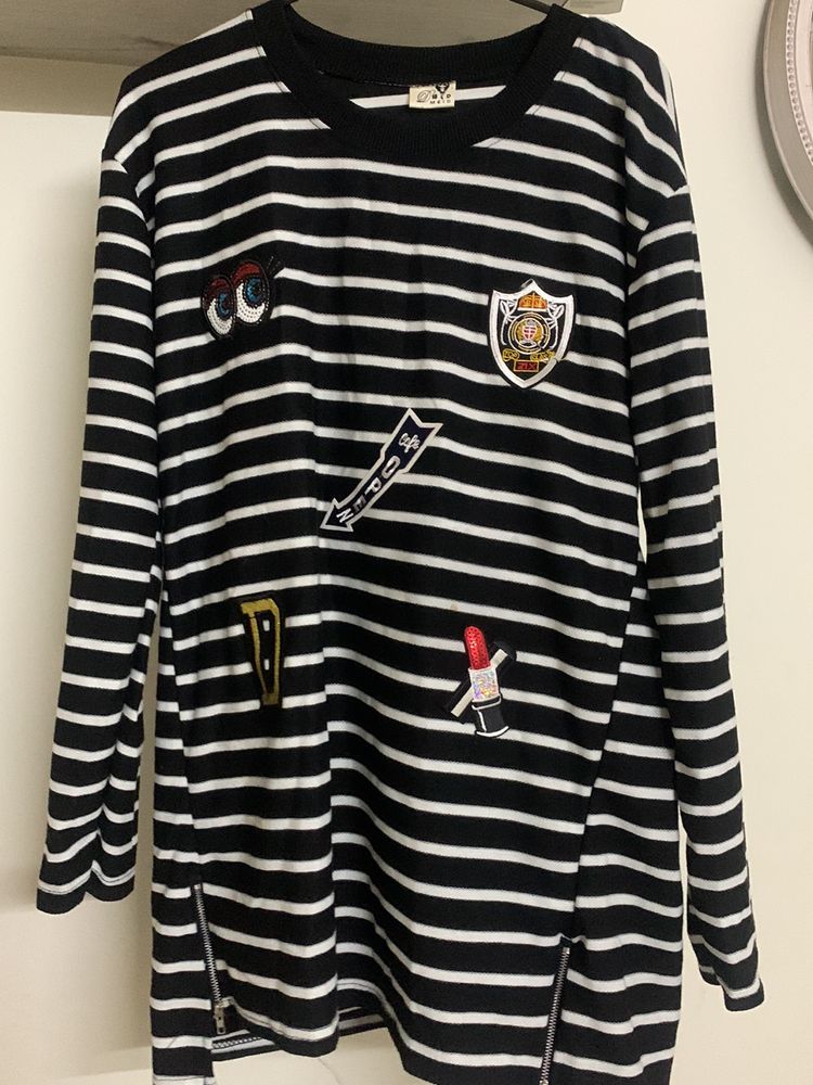Striped T-shirt Dress