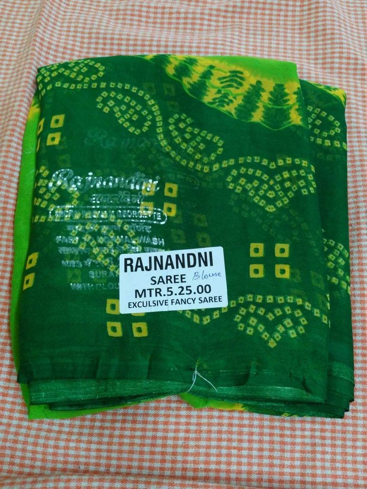 Green Fancy Saree