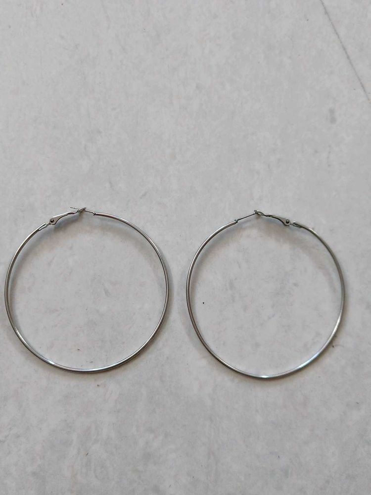 Silver Hoop Earrings