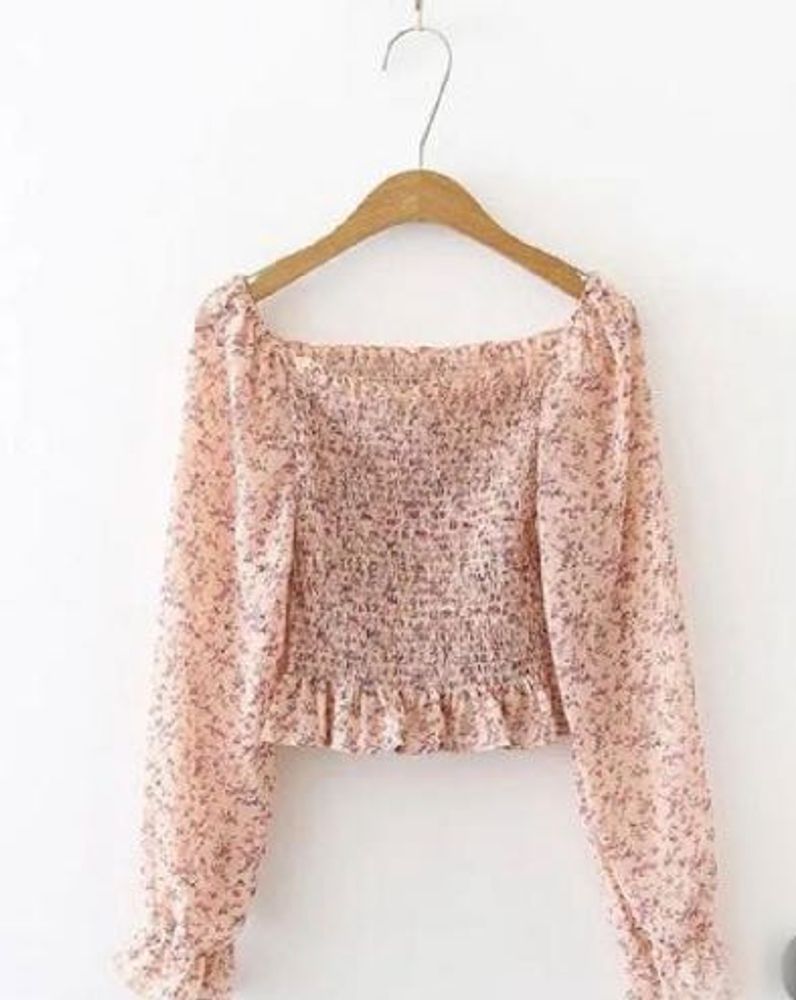 Floral Long Sleeve Top