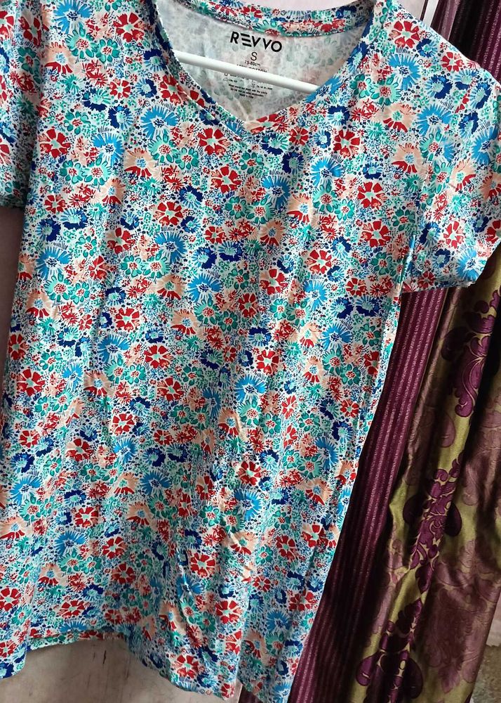 Floral Print Tee