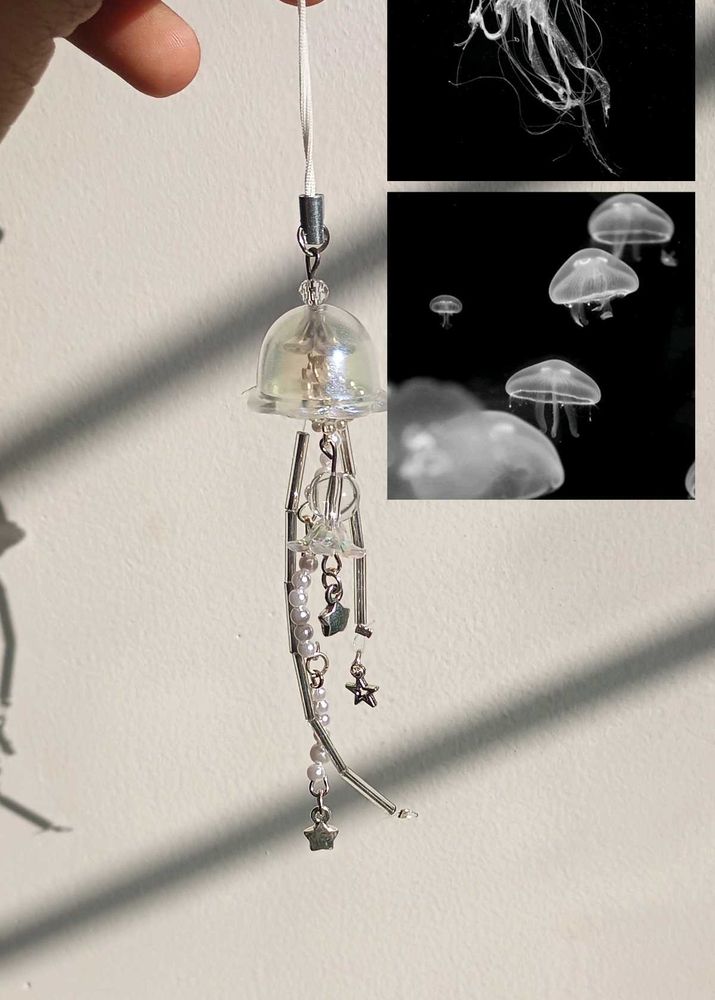 Jelly Fish phone Charm