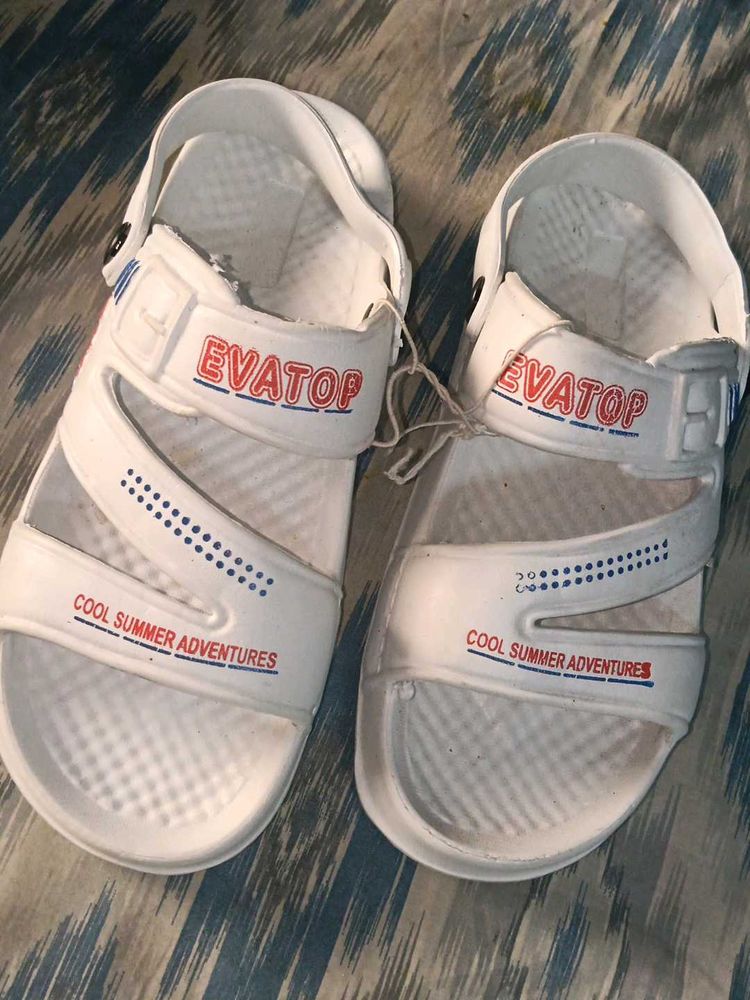 Evatop White Sandals