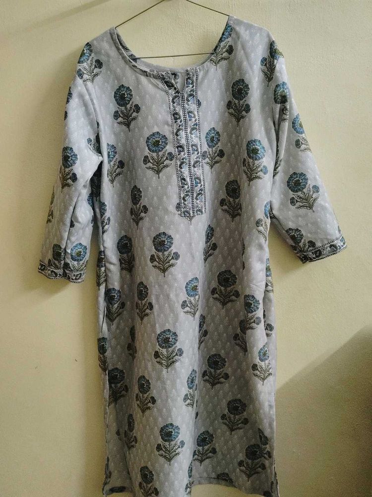 Floral Print Kurta