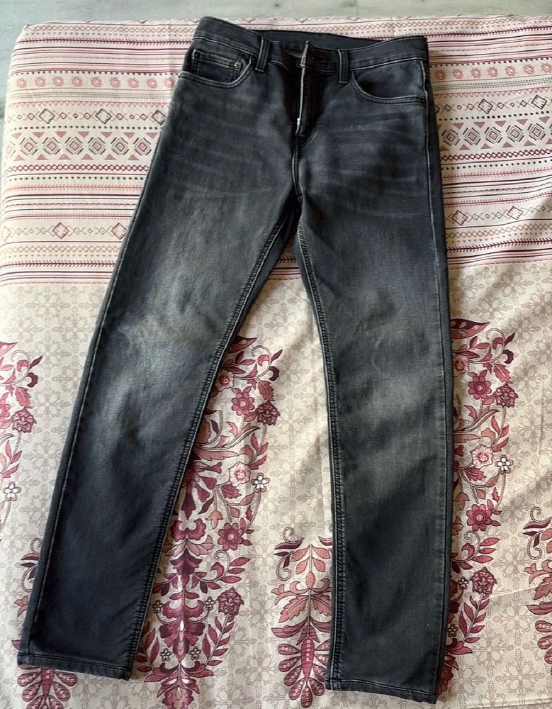 Stylish Gray Denim Jeans