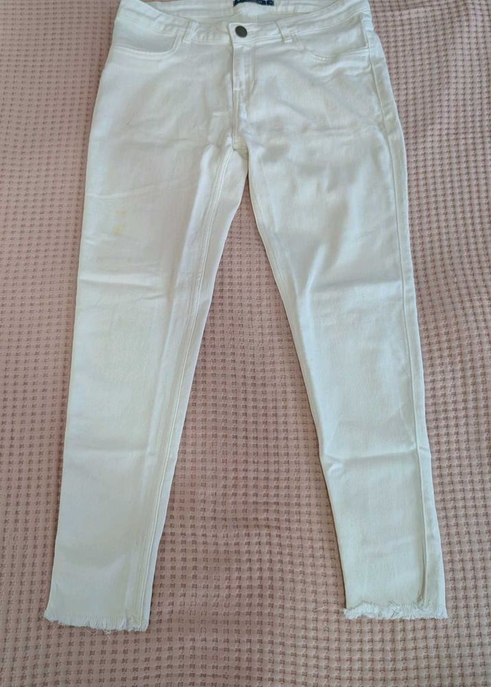 White Denim Jeans