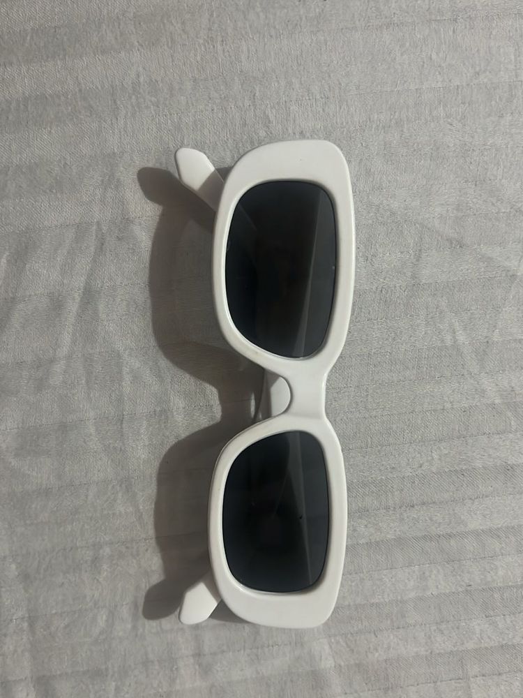 White Frame Sunglasses