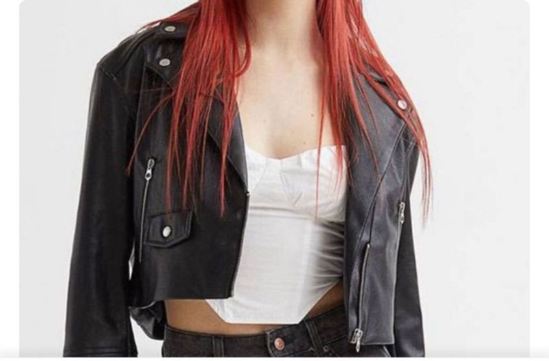 h&amp;m white corset top