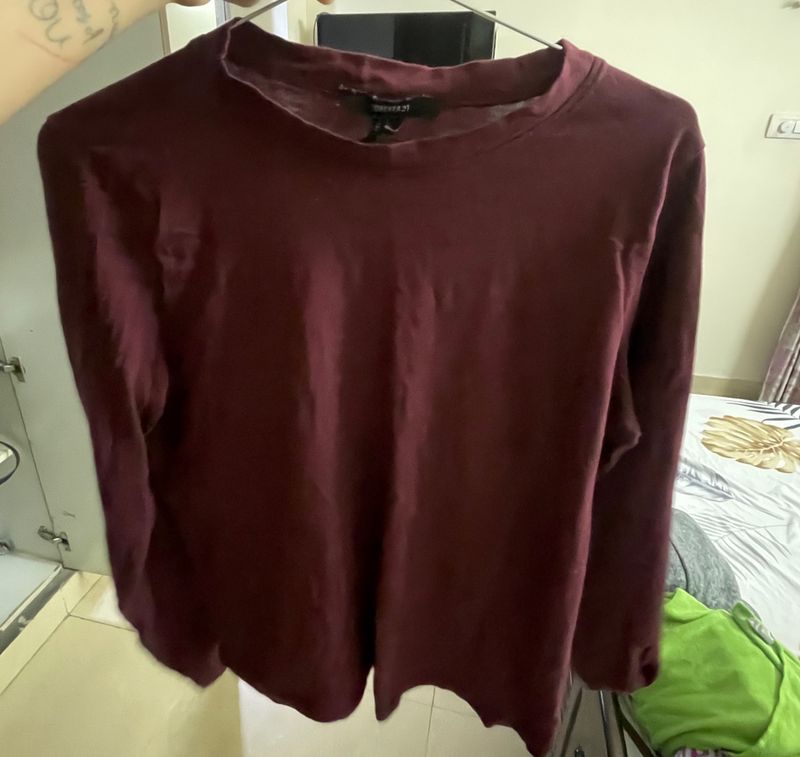 A Full sleeves T-shirt From Forever 21