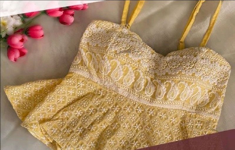 Chikankari Embroidery Top🎀