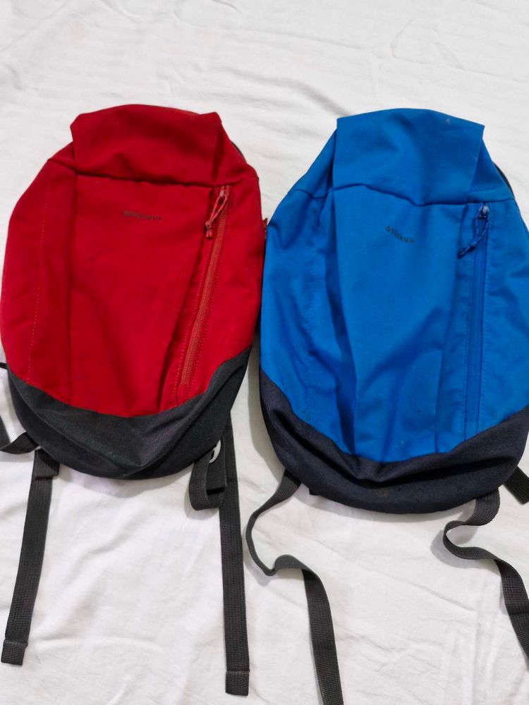 Small Red And Blue Backpack