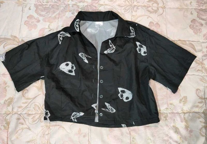 Butterfly Print Shirt