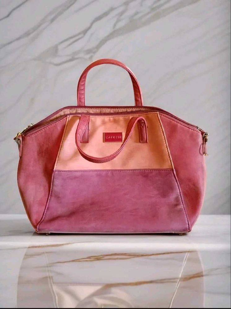 Caprese Colourblocked Handbag