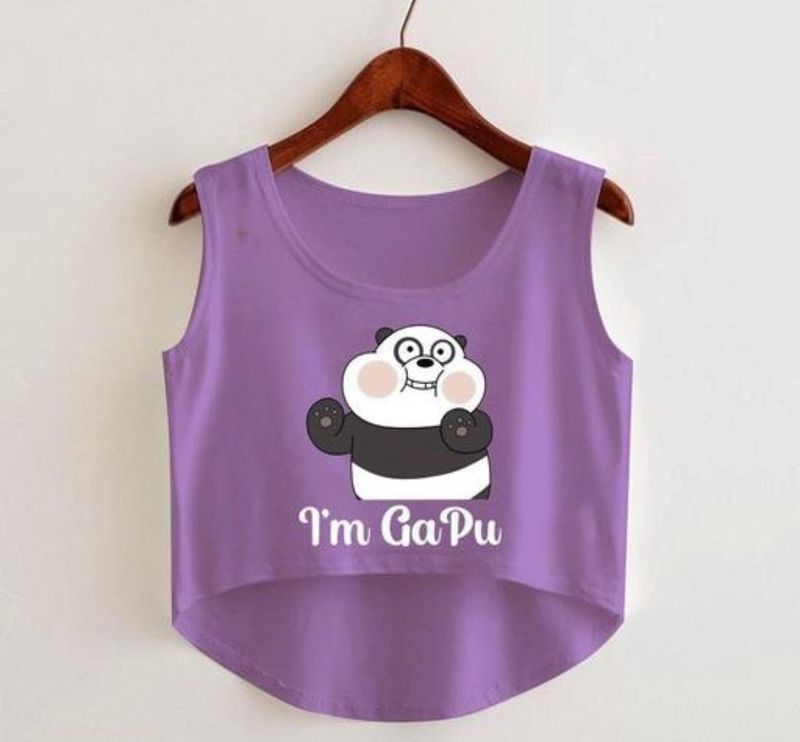 Cute Panda Graphic Tank Top