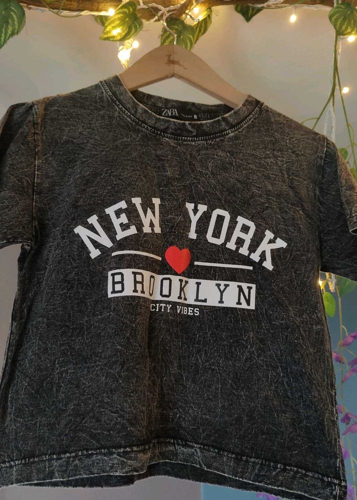 Zara New York Graphic Tee