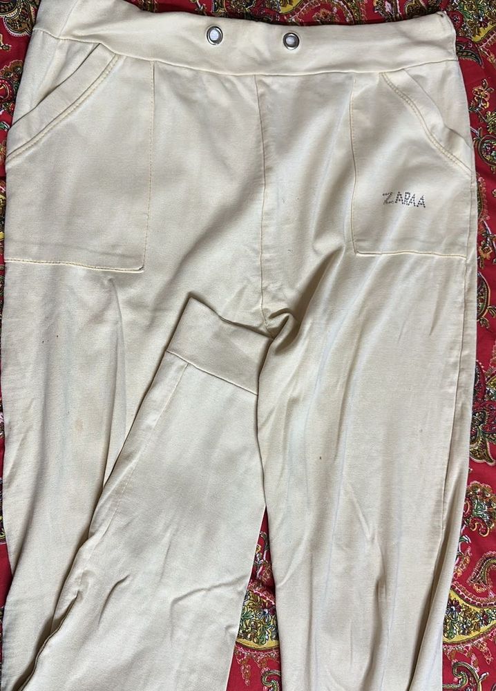 ZAraA Beige Casual Pants