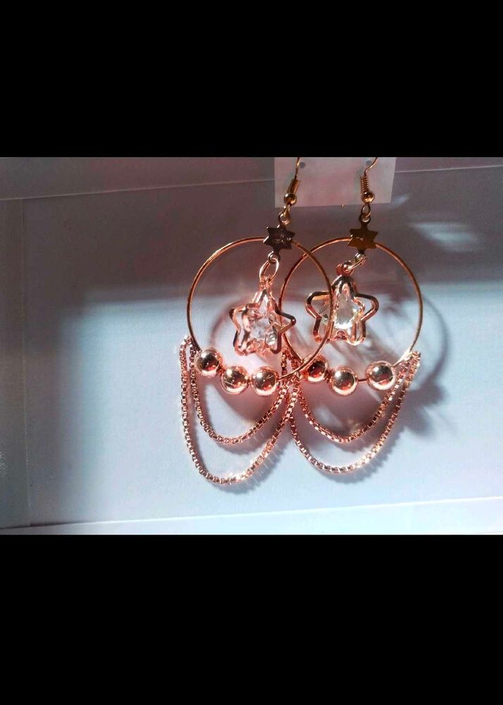 Rose Gold Earrings