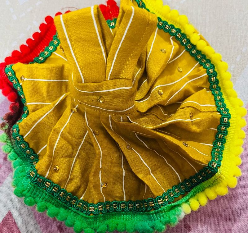 Laddu Gopal Pure Cotton Dress Size 1,2,3