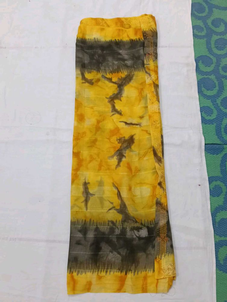 zari work saree