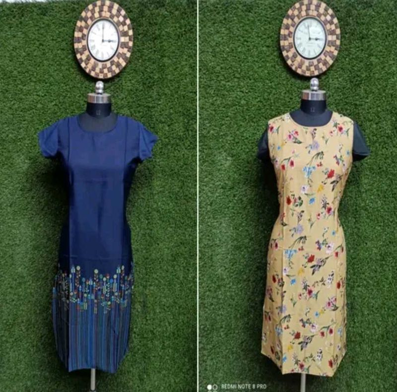 Crepe Kurtis Combo